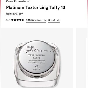 Kenra texturizing taffy